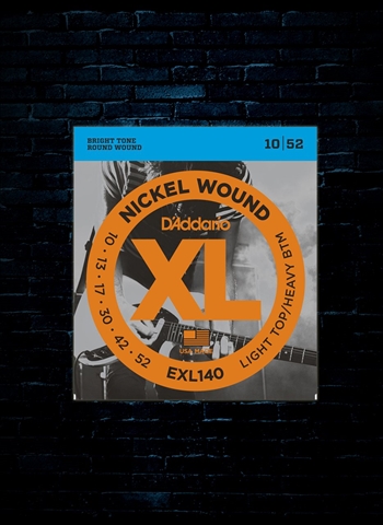 D'Addario EXL140 XL Nickel Wound Strings - Light Top/Heavy Bottom (10-52)