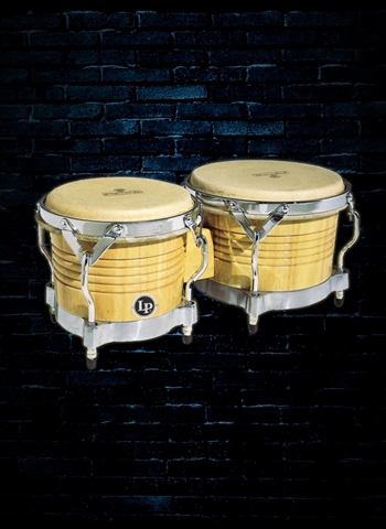 Latin Percussion M201-AWC Matador Series Wood Bongo - Natural