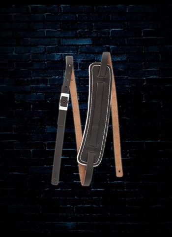 Fender Standard Vintage Leather Strap - Black