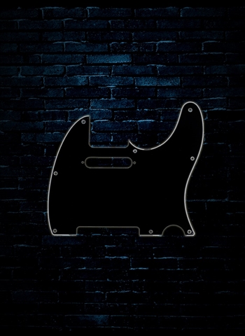 Fender 8-Hole Mount Multi-Ply Telecaster Pickguard - Black