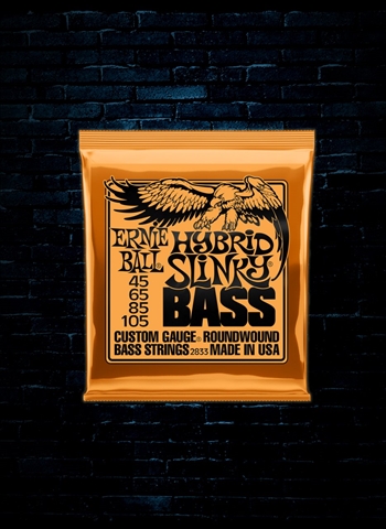 Ernie Ball 2833 Nickel Wound Electric Bass Strings - Hybrid Slinky (45-105)