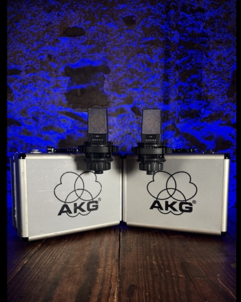 AKG C414 B-XLS Matched Pair Condenser Microphones *USED*