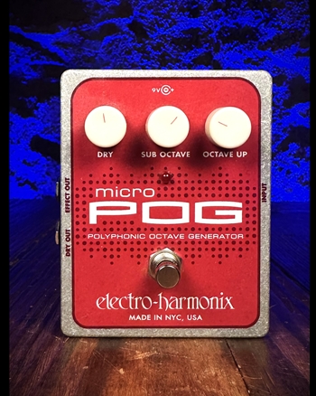 Electro-Harmonix Micro POG Polyphonic Octave Generator Pedal *USED*