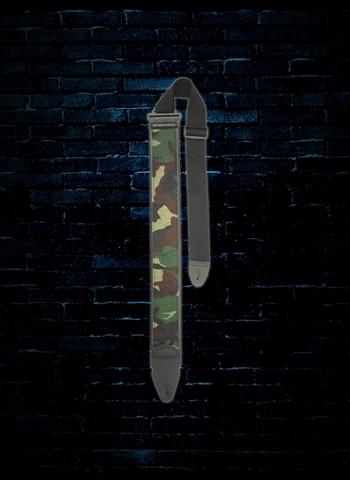 LM PS-24CAM - 3" PS Slider Cotton Guitar Strap - Camouflage