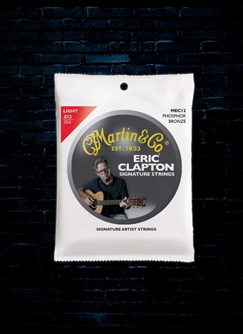 Martin MEC12 Clapton's Choice 92/8 Phosphor Bronze Strings - Light (12-54)