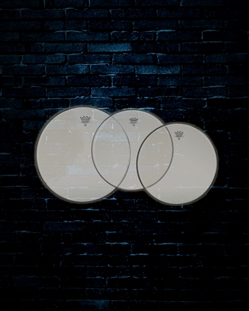 Remo PP-0980-BE - Emeperor Clear Tom Pack (10/12/14)