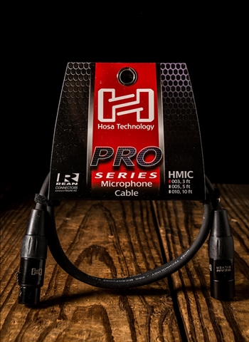 Hosa HMIC-003 - 3' REAN XLR3F to XLR3M Pro Microphone Cable