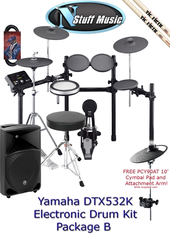 Yamaha DTX532K Electronic Drum Kit Package B