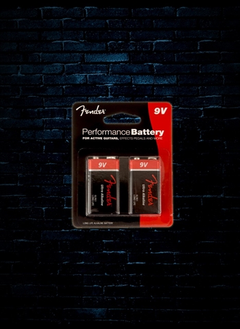 Fender Performance 9V Battery 2-Pack