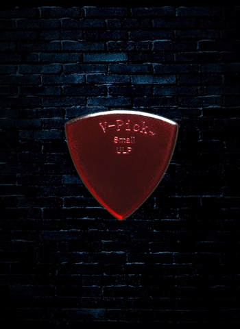 V-Picks 0.8mm Small Pointed Ultra Lite Guitar Pick - Ruby Red