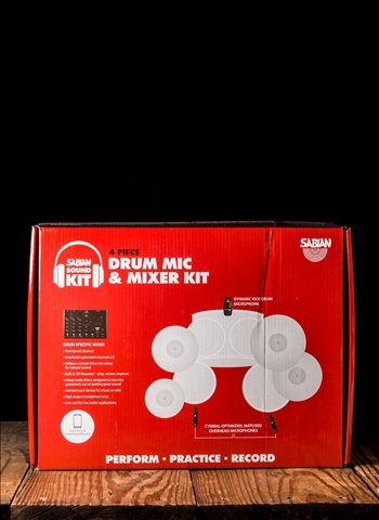 Sabian SSKIT - 4-Piece Drum Mic and Mixer Kit | NStuffmusic.com