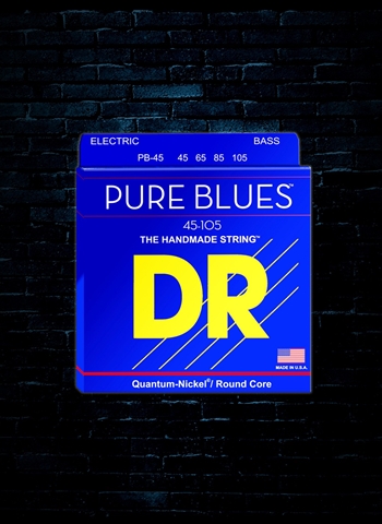 DR PB-45 Pure Blues Bass Strings - Medium (45-105)
