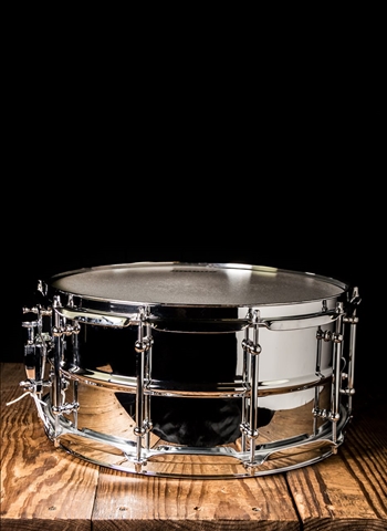 Ludwig LW6514SL - 6.5"x14" Supralite Snare Drum - Steel