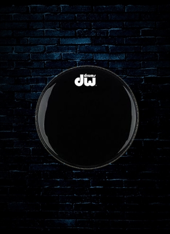 Drum Workshop DRDHGB22K - 22" Gloss Bass Drumhead - Black