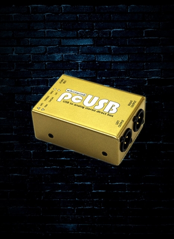 Whirlwind pcUSB - USB to Analog Stereo Direct Box