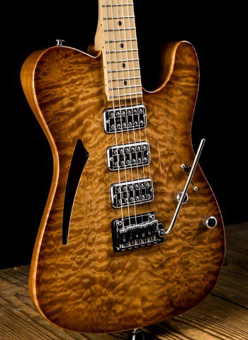 Suhr Custom Classic T Quilt Maple/Roasted Swamp Ash - Natural