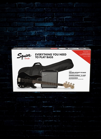 Squier Affinity Series PJ Bass Starter Pack - Black