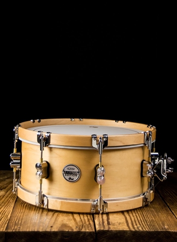 PDP PDSX0614CLWH - 6"x14" Limited Classic Wood Hoop Snare Drum - Natural