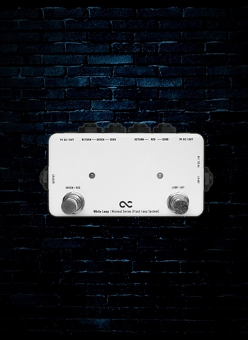 One Control White Loop Flash Switcher Pedal