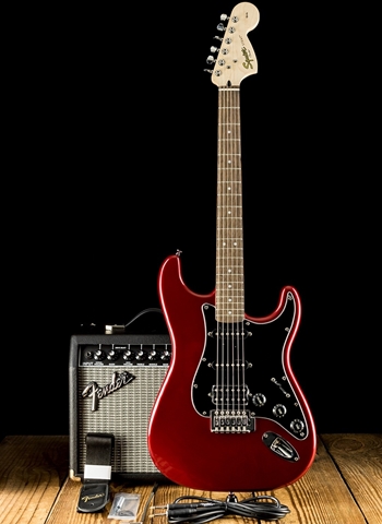 Squier Affinity Series Strat Pack HSS - Candy Apple Red