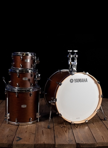 Yamaha TMP2F4 Tour Custom 4-Piece Drum Set - Chocolate Satin