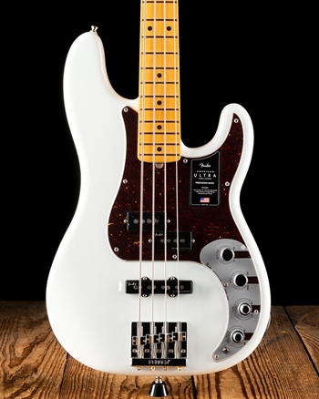 Fender American Ultra Precision Bass - Arctic Pearl