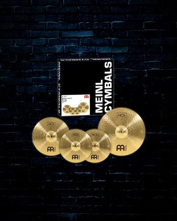 Meinl HCS Bronze Complete 4-Piece Cymbal Set
