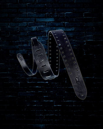 Levys 2" Classic Series Square Punch Out Guitar Strap - Black