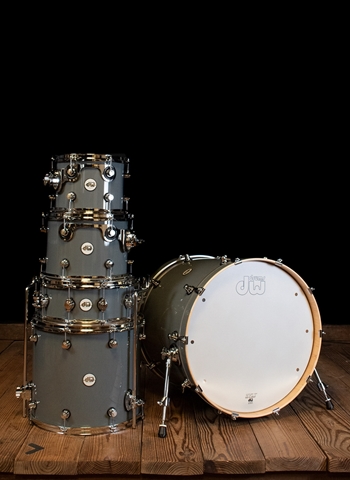 DW 5-Piece Design Series Drum Set - Steel Gray