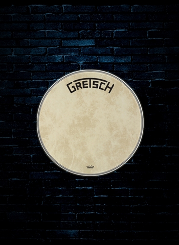 Gretsch GRDHFS22B - 22" Broadkaster Logo Fiberskyn Bass Drumhead