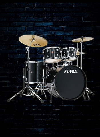 Tama IE52C Imperialstar Series 5-Piece Drum Set - Hairline Black