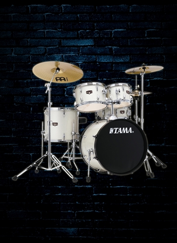 Tama IE52C Imperialstar Series 5-Piece Drum Set - Vintage White Sparkle