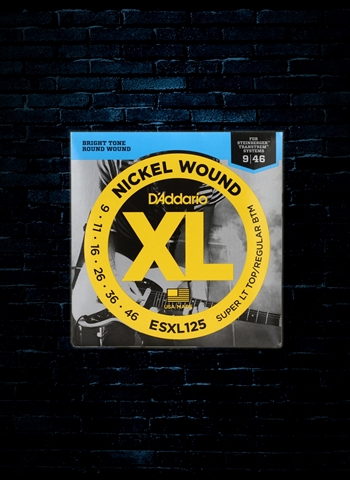 D'Addario ESXL125 XL Nickel Wound Electric Strings (9-46)