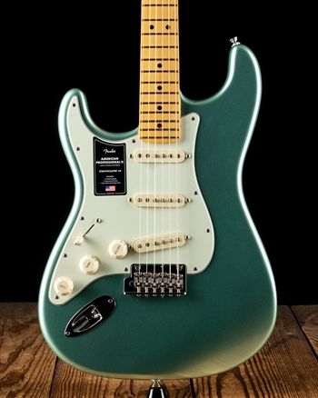 Fender American Professional II Stratocaster (Lefty) - Mystic Surf Green