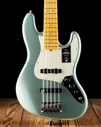 Fender American Professional II Jazz Bass V - Mystic Surf Green