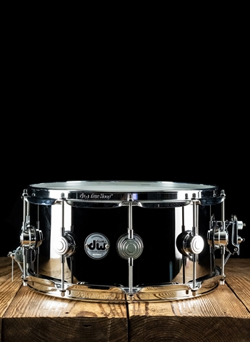 DW Collector's Series 6.5"x14" Black Nickel over Brass Snare - B Stock