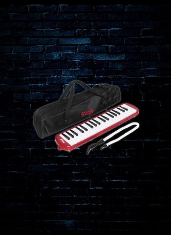 Stagg MELOSTA37 RD - 37-Key Melodica - Red