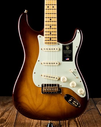 Fender 75th Anniversary Commemorative Stratocaster - 2-Color Bourbon Burst