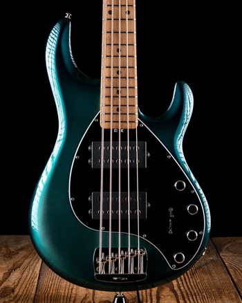 Ernie Ball Music Man StingRay 5 Special HH - Frost Green Pearl
