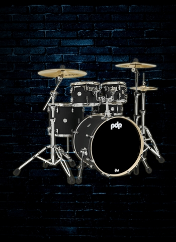 PDP Concept Maple 5-Piece Bop Drum Set - Satin Black