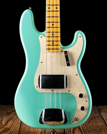 Fender Custom Shop 1959 Journeyman Relic Precision Bass - Faded Aged Seafoam Green
