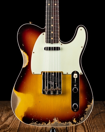Fender Custom LTD '60 Heavy Relic Tele - Chocolate 3-Color Sunburst