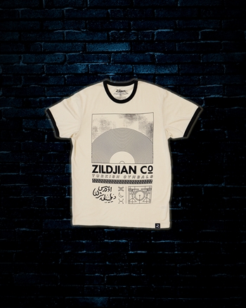 Zildjian Limited Edition Ringer T-Shirt - Natural (X-Large)