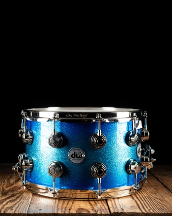 DW 8"x14" Collector's Series Snare Drum - Blue Glitz