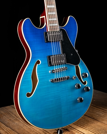 Ibanez AS73FM AS Artcore - Azure Blue Gradation