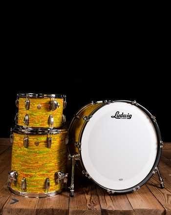 Ludwig Classic Maple Pro Beat 3-Piece Drum Set - Citrus Mod