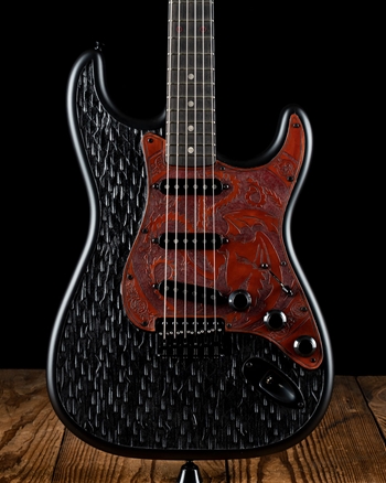 Fender Custom Shop GoT House Targaryen Strat - Dragonglass Black