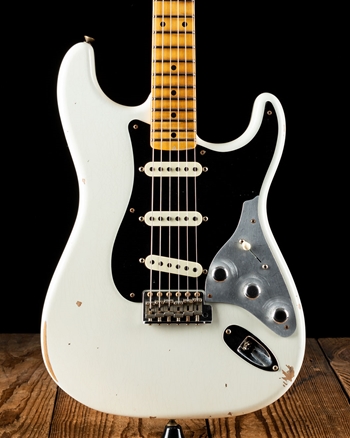 Fender Custom Shop Poblano II Relic Stratocaster - Aged Olympic White