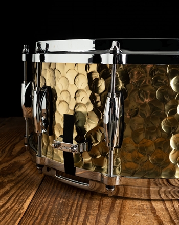 Gretsch Drums Full Range Series S1-6514-BRH 6.5x14 Hammered Brass Snare  Drum
