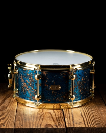 HHG 7"x14" Walnut Snare Drum - Patina Copper